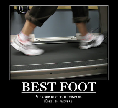 woman using treadmill